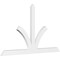 Ekena Millwork Richland Architectural Grade PVC Gable Bracket, 72"W x 42"H x 2"D x 4"F, 14/12 Pitch GBP072X42X0204RIC00 - alternate 1